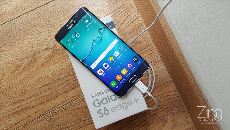 加大版三星 Galaxy S6 Edge+ 让你体验一下变大了的效果~~
