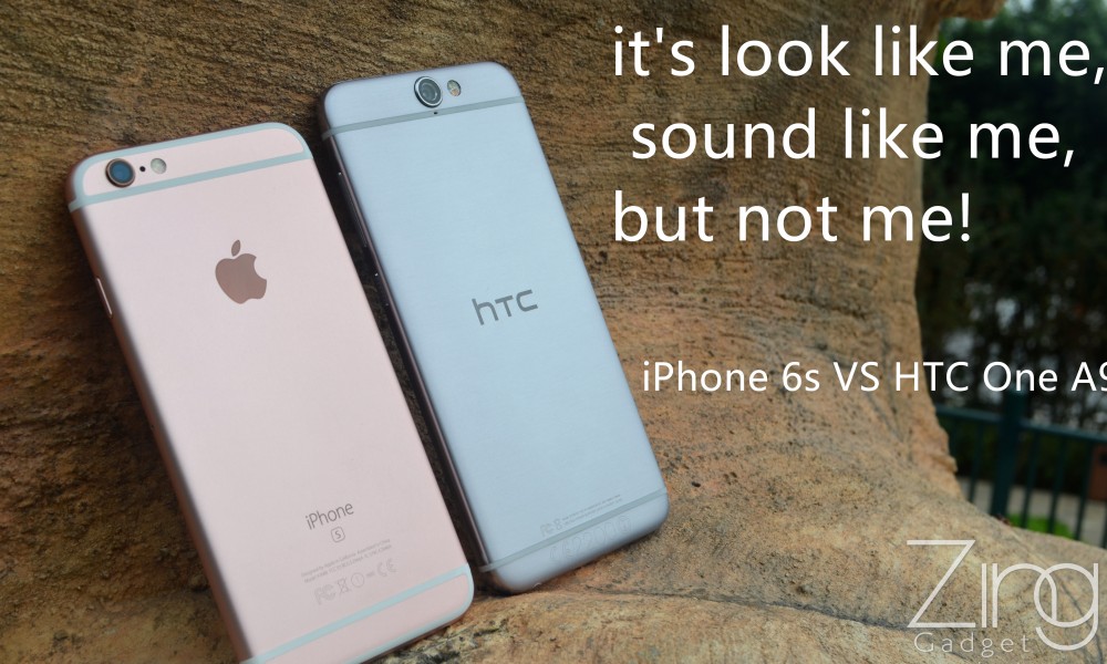 iPhone 6s vs HTC ONE A9最搞笑的评测 竟得孪生兄弟的结论  你来对比！！