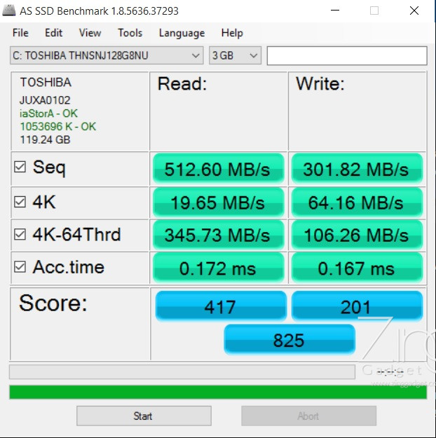AS SSD Benchmark的