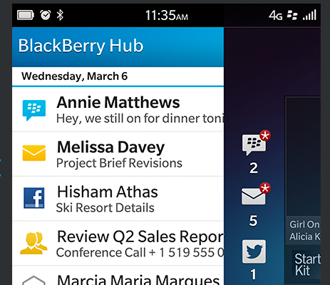 Blackberry-Hub