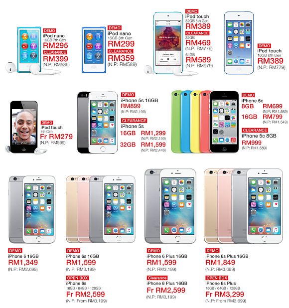 Machines 瘋狂大促銷：蘋果產品全面獲折扣；iPhone 6​​s 最低僅需 RM1599！ 2
