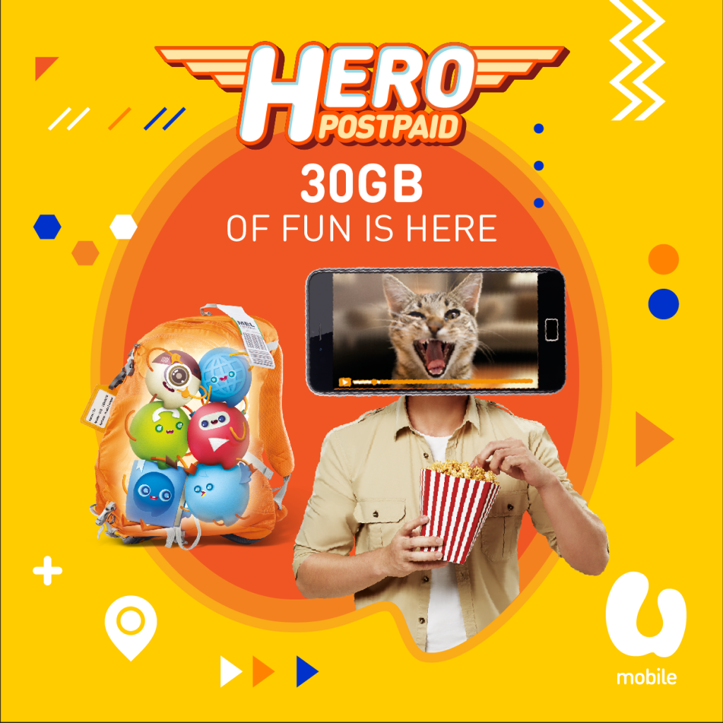 U Mobile 正式推出 Hero P98 配套：每月只需 RM98 就能享有 30GB Data 、無限量通話和無限視頻串流！ 1