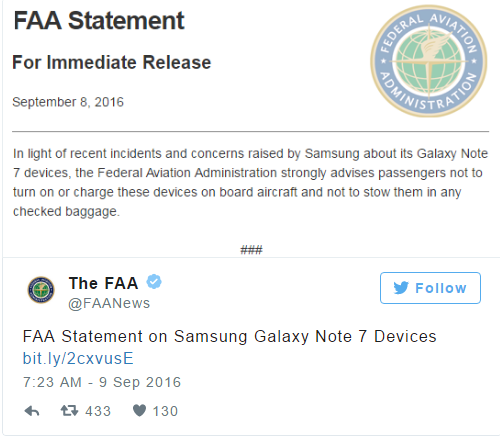 極度危險：美國傳出疑似 Galaxy Note 7 爆炸燒毀一輛 Jeep ！美國航空局不建議乘客攜帶 Note 7 上飛機！ 2