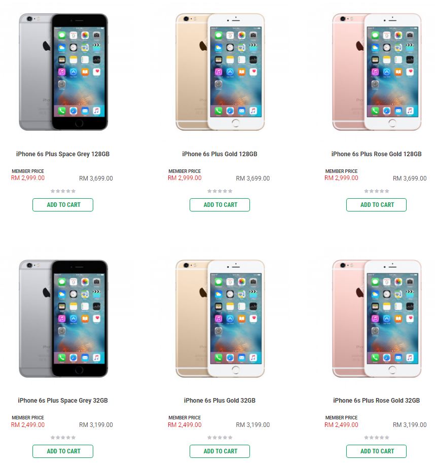 直扣 RM700：如今入手 Apple iPhone 6s Plus 最便宜僅需 RM2,499！ 1