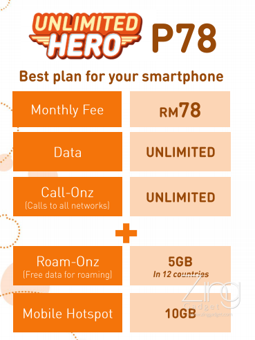 每月只需​​ RM78：U Mobile Hero P78 新後付配套讓您享有無限量 Data、免費通話、10GB Hotspot 分享！ 1