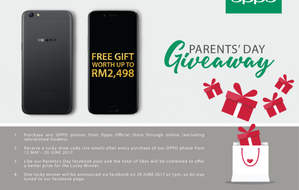 【馬來西亞】OPPO R9S、A77 齊降價；參加 Facebook Share 還有機會贏取免費手機！ 2