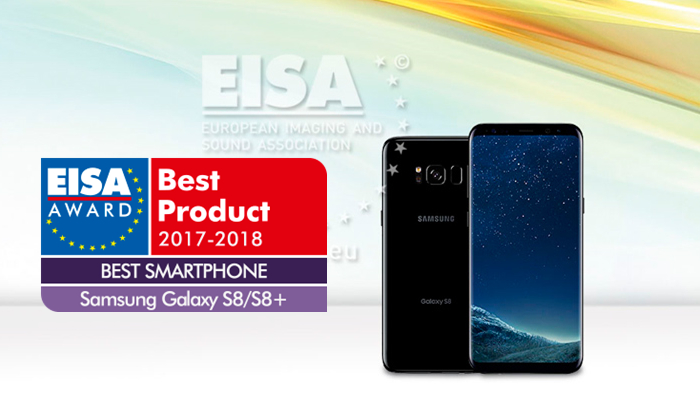 三星 Galaxy S8/S8+荣获2017-2018年度EISA最佳智能手机大奖！