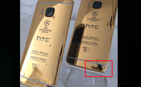 htc gold oops