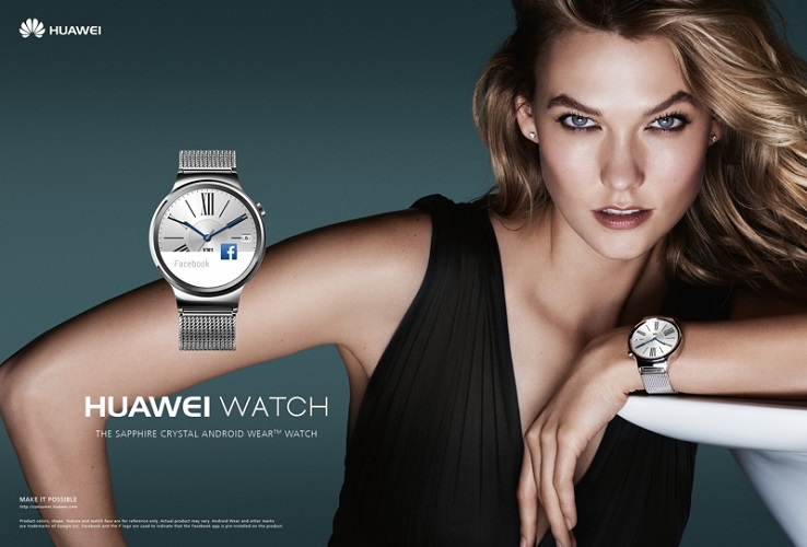 Karlie Kloss Huawei Watch 2015 Ad Campaign02