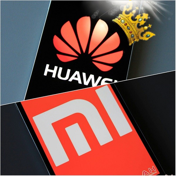 Huawei and Xiaomi logo