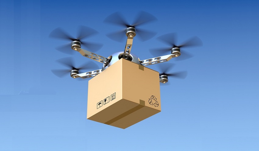 bigstock Delivery drone 55675544
