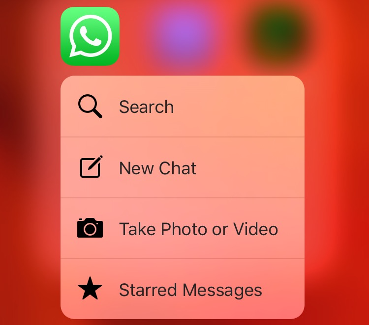 WhatsApp-2.12.14-3D-Touch-shortcut-menu-Home-screen-iPhone-6s-screenshot