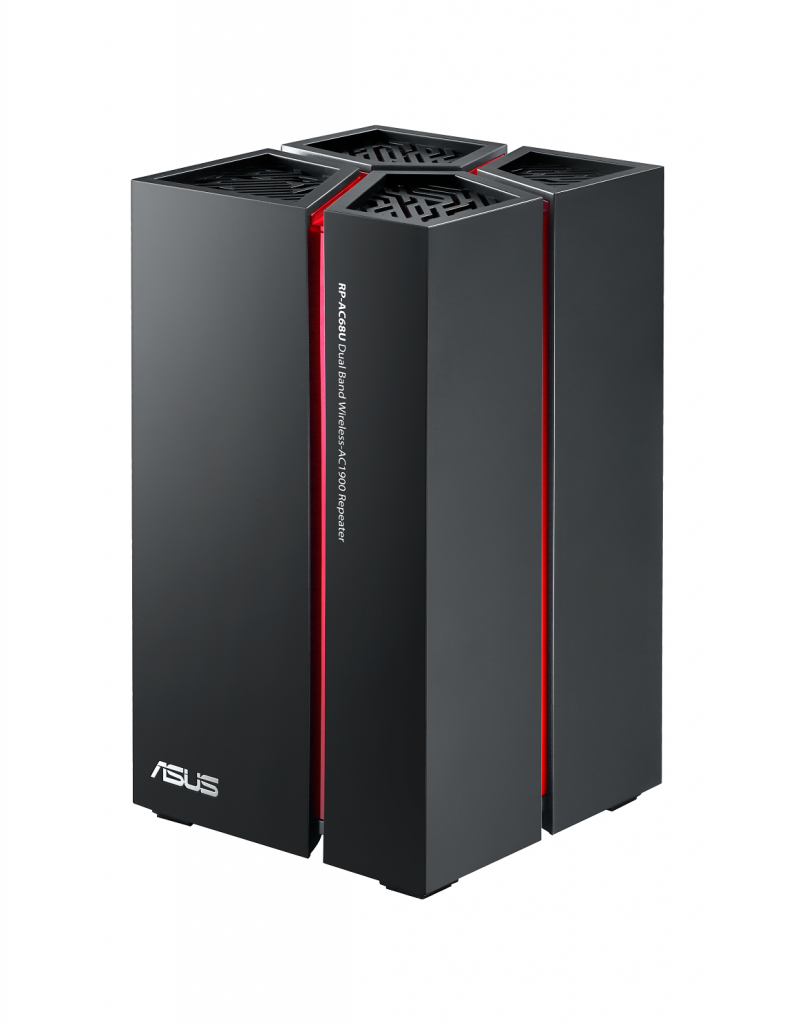 ASUS RP-AC68U dual-band wireless AC1900 repeater_side