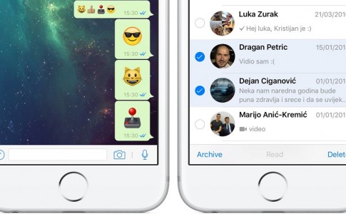 WhatsApp for iPhone larger emoji1