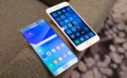 Samsung Note 7 vs iPhone 6s Plus update 970 80