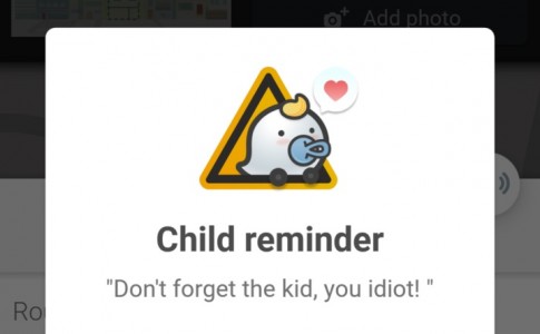 Waze Child Reminder