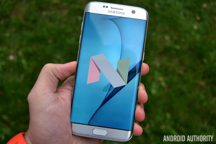Samsung Galaxy S7 Edge Android Nougat AA 9