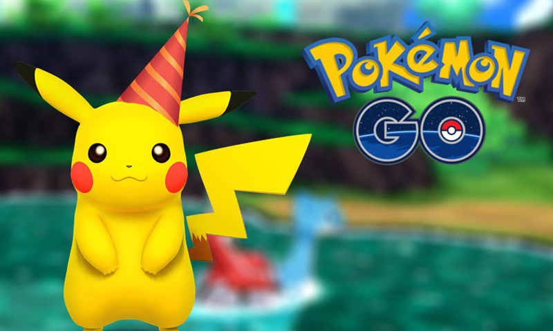 pokemon go birthday hat pikachu