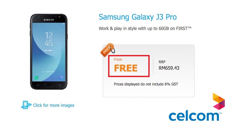 Celcom Samsung Galaxy J3 Pro 副本