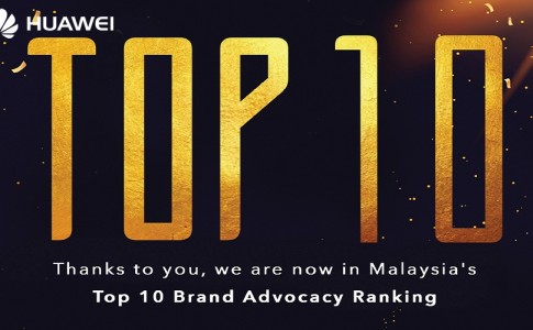 HUAWEI Made it to the Top 10 Brand of YouGov BrandIndex 副本