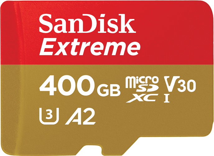 400GB SanDisk ExtremeR UHS-I microSDXCTM card