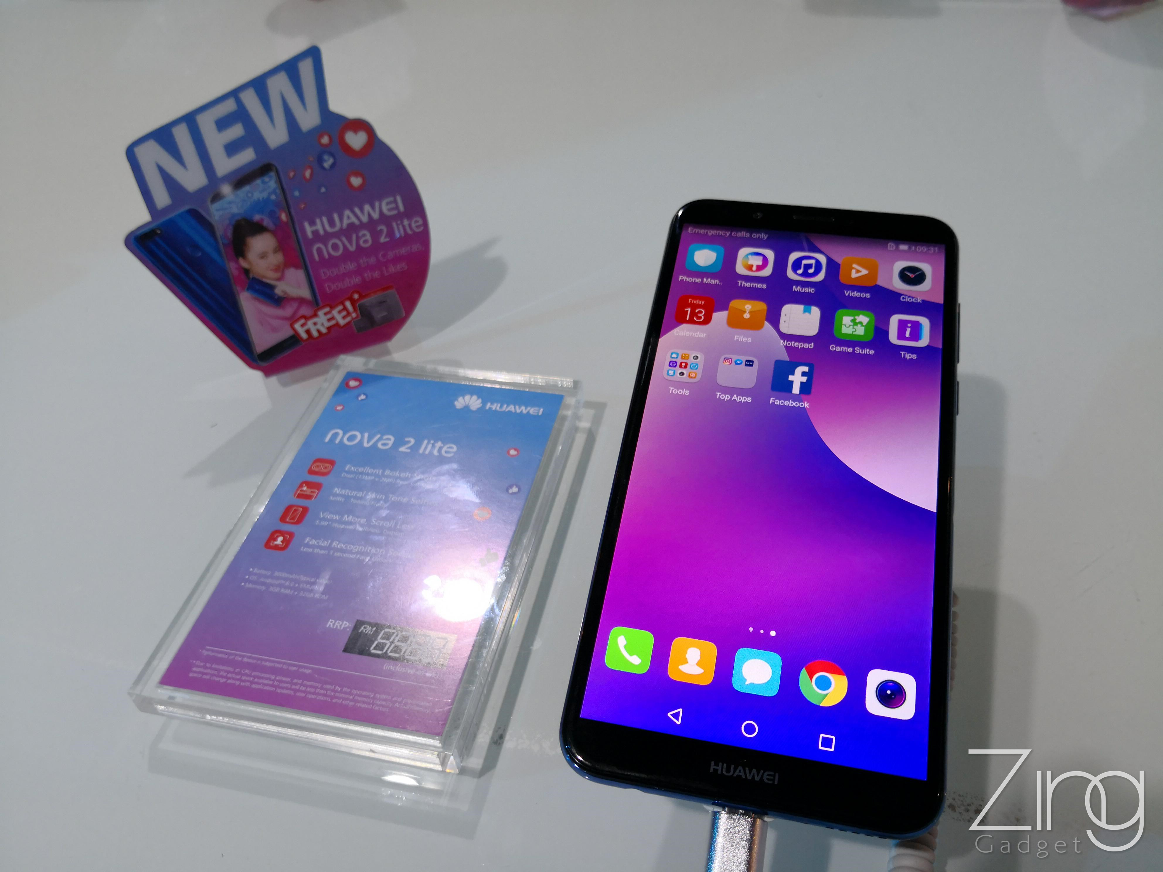 Huawei Nova 2 Lite launched with 5.99" display for RM799! - Zing Gadget