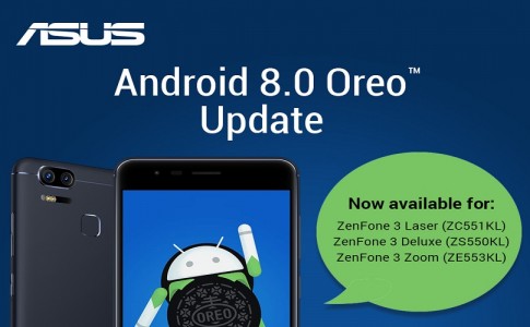 Android 8.0 OREO Update for ZenFone 3 Series