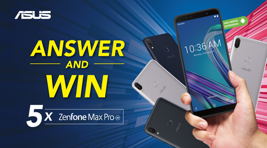 ASUS Visual ZenFone Max Pro Answer Win Contest
