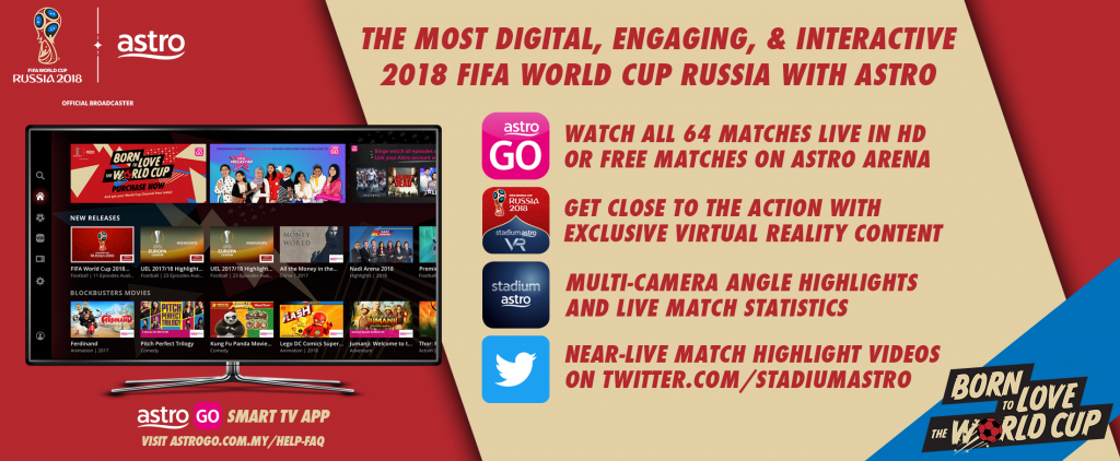 Astro's Digital Offering for the 2018 FIFA World Cup