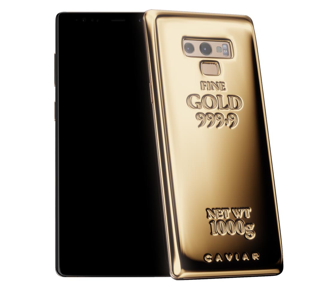 Caviar Galaxy Note 9 Fine Gold Emas 1