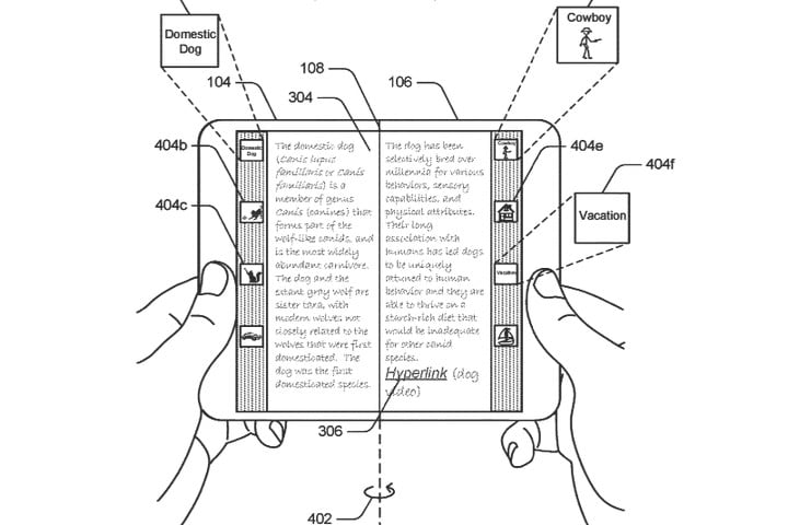 microsoft page flip patent