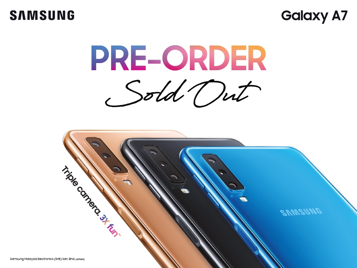 GalaxyA7 Pre order Sold Out