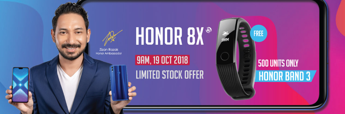 honor 8x banner