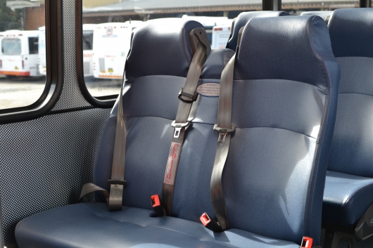 Seatbelt height adjustment strap
