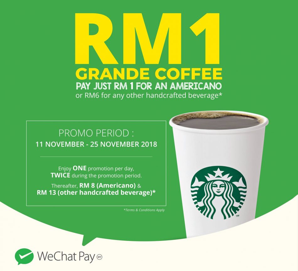 wechatpay starbucks