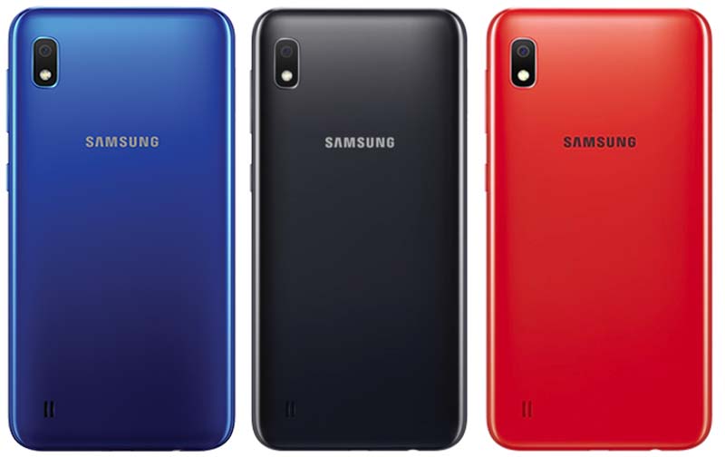 Samsung A10 Colors