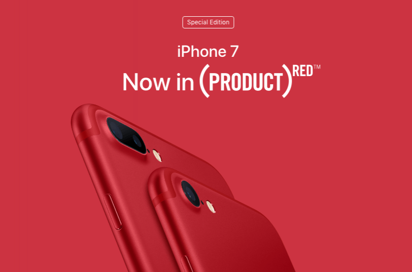 red iphone 7