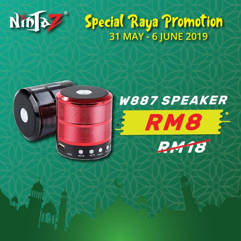 Ninjaz开斋节限时优惠：无线充电器卖RM10、 充电线只需RM3起，优惠直至6月6日！