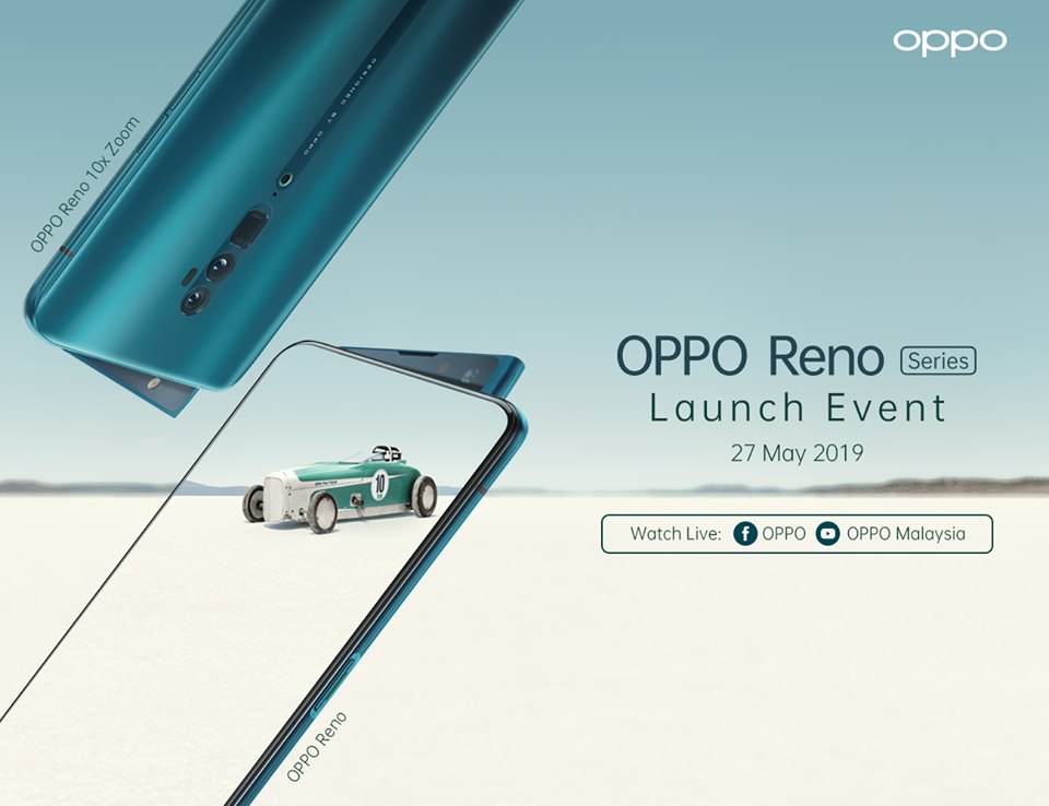 Watch the Live Stream of OPPO Reno series Launch and Stand a Chance to Win One