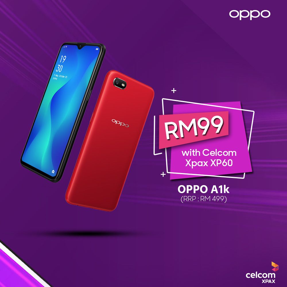 Celcom to be the first partner offering OPPO latest A1k to the market 2