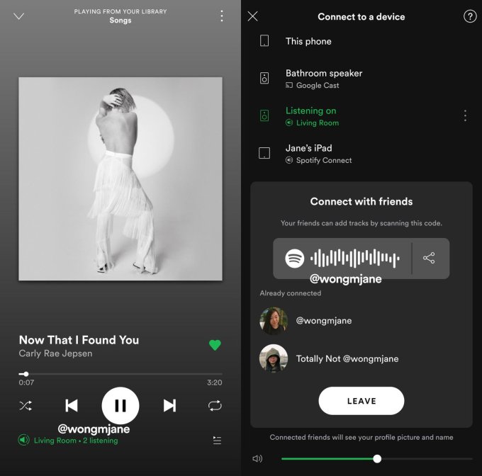 Spotify Listen With Friends
