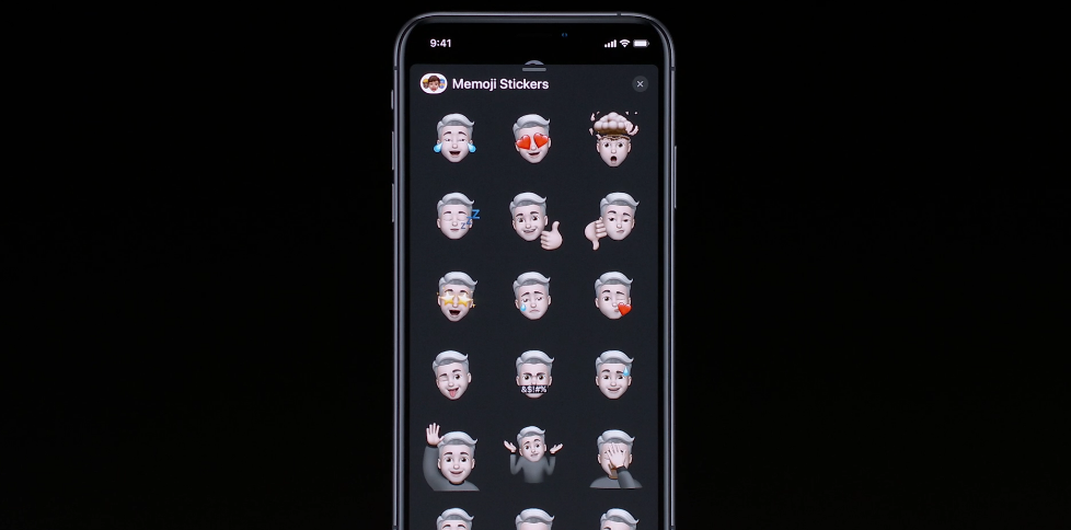 iOS memoji sticker