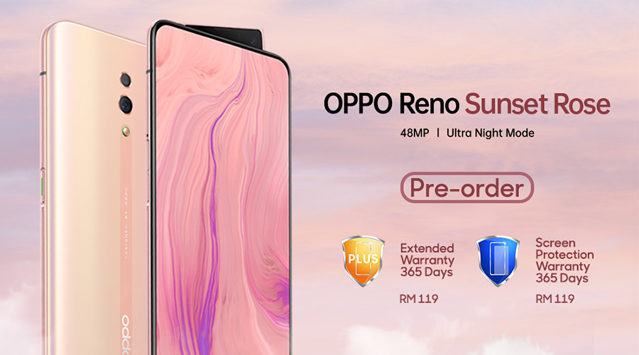 oppo reno sunset rose featured
