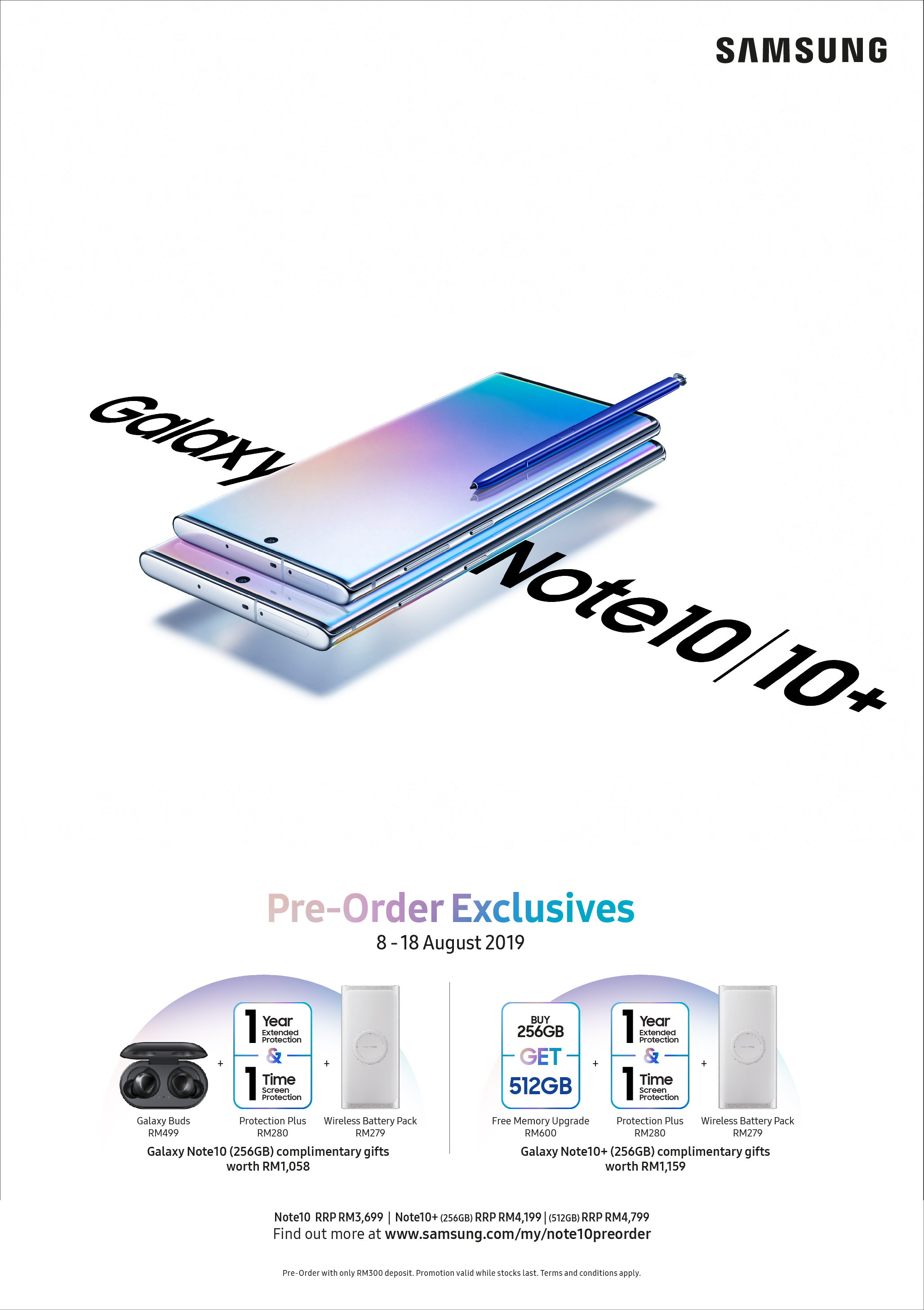 Galaxy Note10 and 10 Pre Order