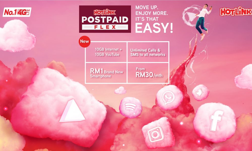 Hotlink Postpaid Flex Now with YouTube Horizontal