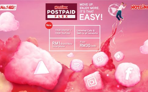 Hotlink Postpaid Flex Now with YouTube Horizontal