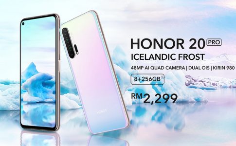 honor 20 pro icelandic frost featured