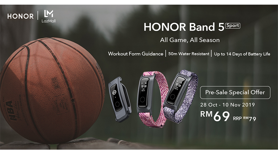 honor band 5 sport featured
