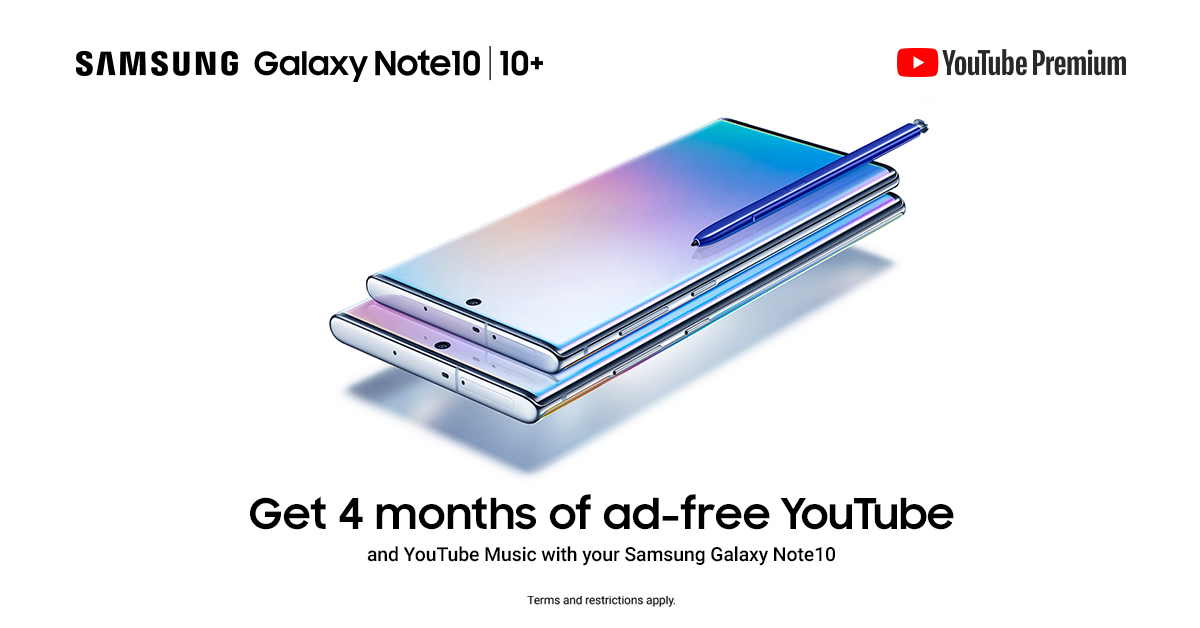 Youtube Note10 Social