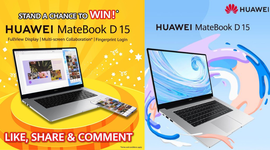 HUAWEI MateBook D 15 social contest